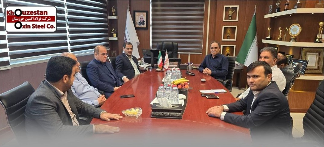 همگرایی صنعت و دولت در خوزستان؛ نشست مدیران صمت و فولاد اکسین برای عبور از چالشها