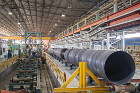 ثبت رکورد بی‌سابقه‌ی تولیدِ لوله ۳۶ اینچ در کارخانه ۴ شرکت لوله‌سازی اهواز
